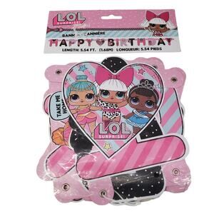 LOL Surprise Birthday Banner Party Supplies LOL Surprise Happy Birthday